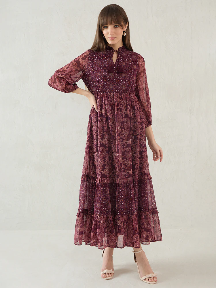 The 'Linden' Tiered Maxi Dress